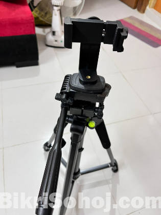 Zomei T120 Tripod With Mobile Vlogging Holder(360 Degree)